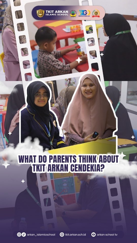 Apa pendapat orangtua tentang TKIT Arkan Cendekia ya ?
Yuk simak video berikut ini 🙌#sekolahtk #sekolahaman #sekolahsunnah
#tkitarkanislamicschool #tkit #sekolahsehat #sekolahdigital #sekolahramahanak #sekolahislam #sekolahislamterpadu #sekolahbekasi #spmb2025 #ppdbtk
#penerimaansiswabaru #sekolahdigital #sekolahsehat
