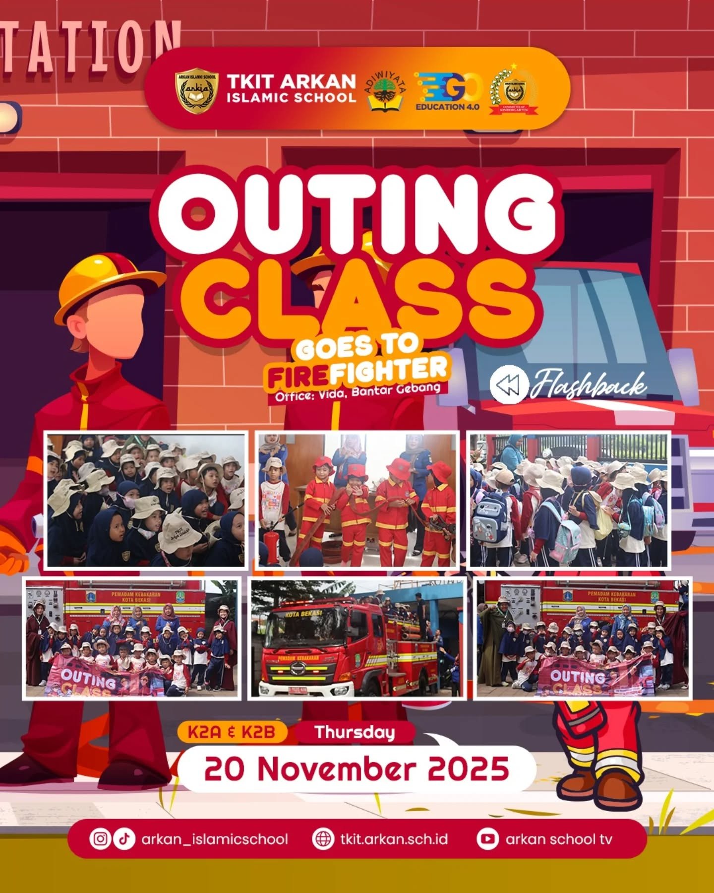 Outing Class Day 2 😍🥰Maa syaa Allaah, barakallah 🤍Kelas K2A & K2B 🤗