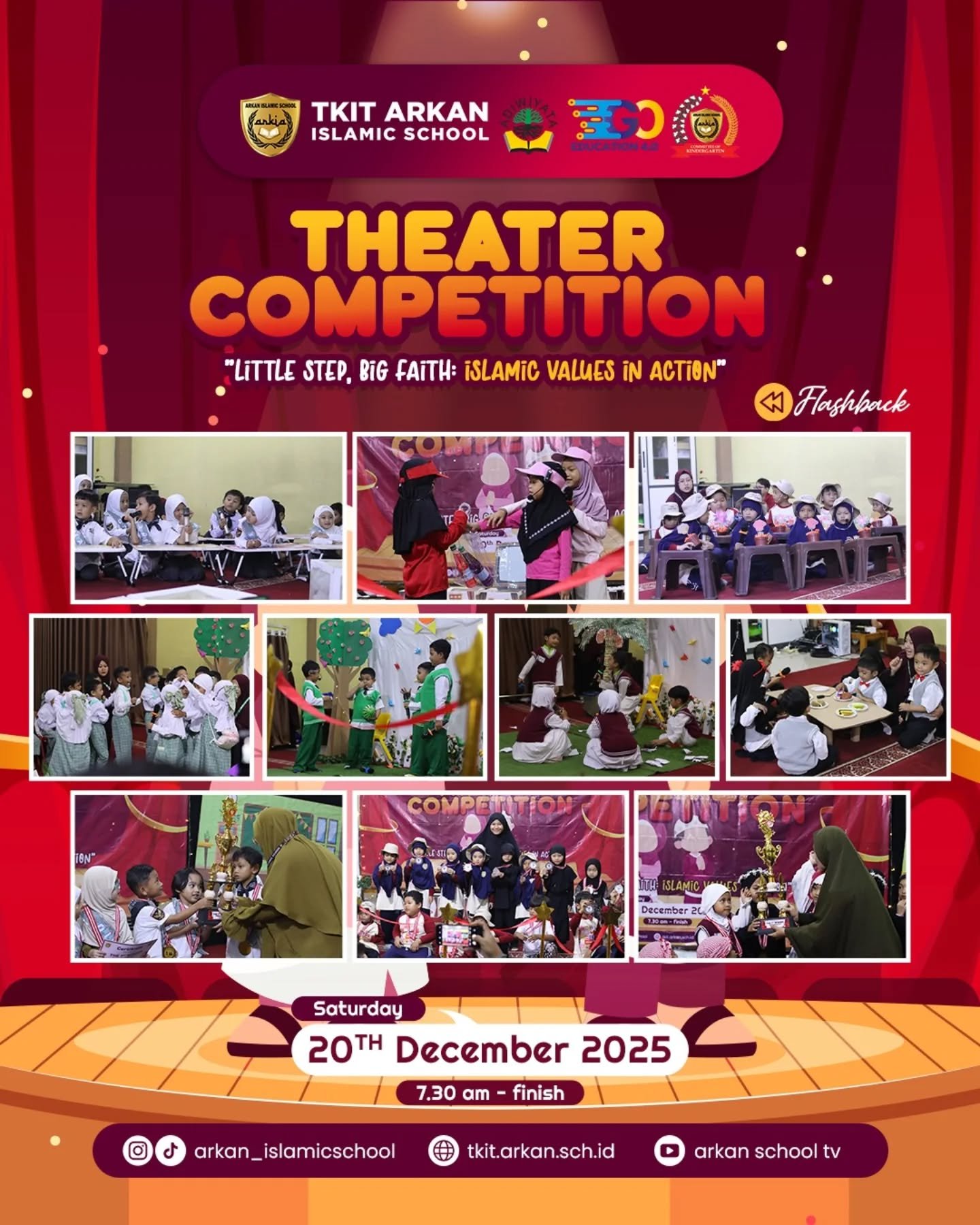 Alhamdulillaah selesai untuk semester 1 😍
Maa syaa Allaah barakallah, jazaakumullaah Khayran Katsiron atas kerjasama dan dukungannya ayah bunda dan shalih-shalihah 🤍See you next term 🤍