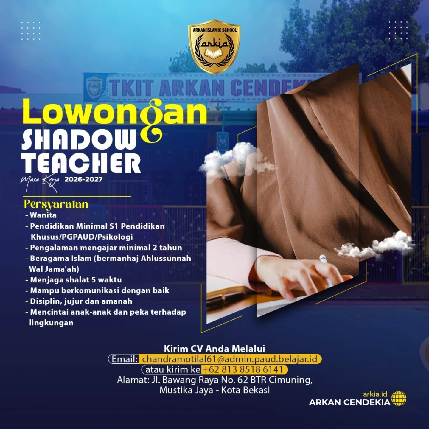 Untuk tahun ajaran 2026-2027 🤗