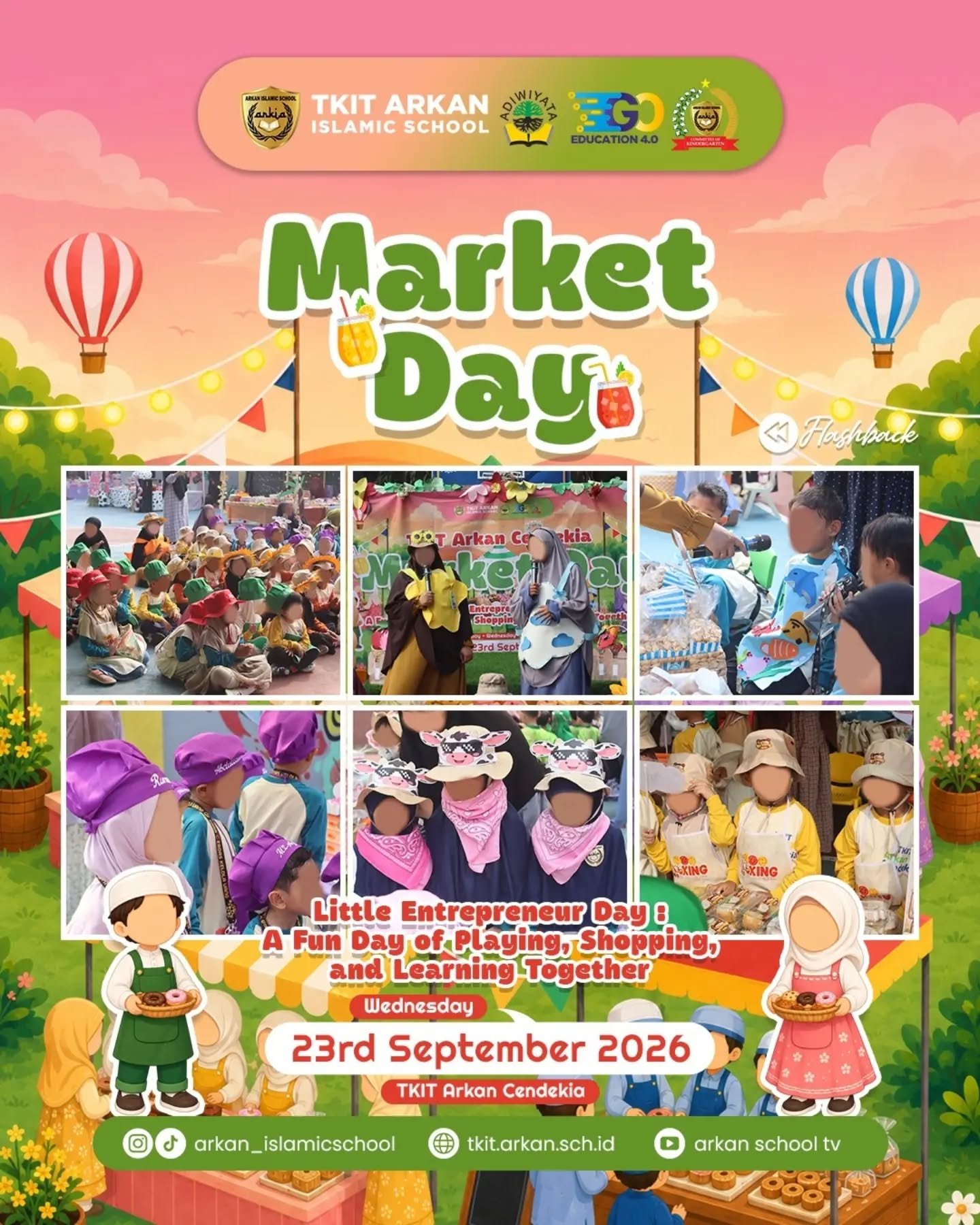 Maa syaa Allaah, barakallah flashback hari kedua Market Day 🥰Semoga berkah dan memberikan pengalaman yang berarti ya 🤗#tkkotabekasi #tkitarkanislamicschool #tksunnah #sekolahislamterpadu #sekolahislam